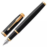 Ручка перьевая Parker IM Core Black Lacquer GT с позолотой 1931645/142531 (1)