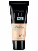 Мейбелин / Maybelline - Тональный крем Fitme тон 101 Светло-кремовый 30 мл