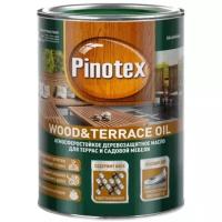 Масло для дерева PINOTEX WOOD&TERRACE OIL бесцветное 1 л