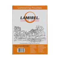 Lamirel Пленка для ламинирования A5 154х216 мм, 100 мкм, 100 штук, глянцевые, Lamirel