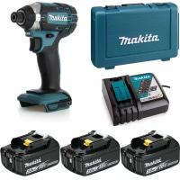 Ударный шуруповерт аккумуляторный 165Нм 18В LXT Li-Ion 3x3Ач Makita DTD152RF3