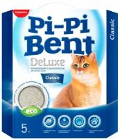 PI-PI BENT DELUXE CLASSIC наполнитель комкующийся для туалета кошек ДеЛюкс Классик (5 кг х 4 шт)