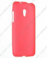 Чехол силиконовый для HTC Desire 700 (Матовый Красный)