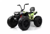 Детский электроквадроцикл A111AA 4WD зеленый камуфляж (RiverToys)