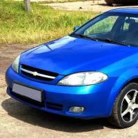 Бампер передний в цвет кузова Chevrolet Lacetti Шевроле Лачетти хэтчбек GCT - Moroccan Blue - Синий