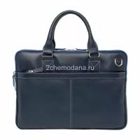 Мужская кожаная деловая сумка LAKESTONE Cromwell Dark Blue 923122/DB