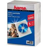 Коробка HAMA на 1CD/DVD H-83895 Jewel Case прозрачный (упак.:5шт)