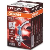 Лампа галогенная Osram H7 55W PX26d+150% Night Breaker Laser 3750K 12V, 64210NL