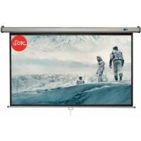 Экран Sakura Printing Cinema S'OK SCPSW-332x187GR 150' 16:9 настенно-потолочный, ручной, Matt White, серый корпус