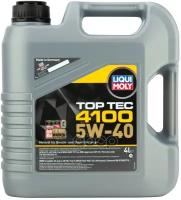 LIQUI MOLY Масло Моторное 5W-40 4Л "Top Tec 4100" (Синтетика)