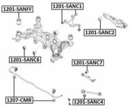 Опора дифференциала пер.HYUNDAI IX55 EN 2008- ASVA 1201-SANC6