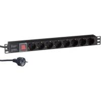 Блок розеток Exegate ServerPro PDU-19H805 8шт, 1U, 19", 3 м