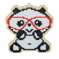 Подвеска мозаичная Панда в очках