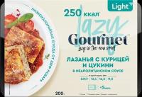 Лазанья LAZY GOURMET с курицей и цукини в неаполитанском соусе, 200г