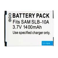 Аккумуляторная батарея для фото и видеокамеры Samsung Digimax ES (SLB-10A) 3,7V 1400mAh Li-ion