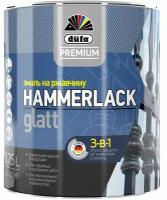 Эмаль по ржавчине DUFA PREMIUM HAMMERLACK 3В1 зеленый мох 0,75 л