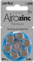 Батарейка PERFEO Airozinc Premium ZA675 BL-6 Zinc Air 1.45V, 6 в упаковке