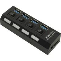 Концентратор USB 3.0 Smartbuy SBHA-7304-B
