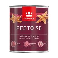 Эмаль высокоглянцевая Euro Pesto 90 (Песто 90) TIKKURILA 0,9 л бесцветная (база С)