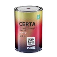 Эмаль термостойкая Церта, ж/б, до 500 С, 0,8 кг, красно-коричневая CERTA 2442265