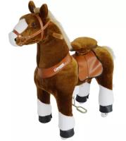 Поницикл Ponycycle Medium Лошадка коричневая озвученная