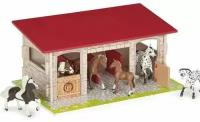 Игровой набор Farm Toys Papo Wooden Horse Stables