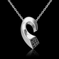 Подвеска PLATINA jewelry из серебра 925 пробы с фианитом (недрагоценные вставки)