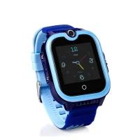 Детские умные часы Smart Baby Watch Wonlex KT13 GPS, WiFi, камера, голубые (водонепроницаемые)