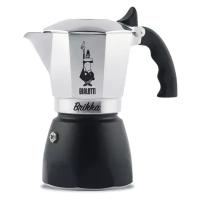 Кофеварка гейзерная на 4 чашки Bialetti BRIKKA 2020 150мл, черный