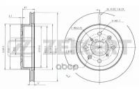 Диск Торм. Перед. Subaru Justy (G3x) 03- Opel Agila A 03- Suzuki Ignis (Mh) 03- Wagon R+ (Mm) 00- Zekkert арт. bs-5655