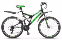 Горный (MTB) велосипед STELS Challenger V 26 Z010 (2020) рама 20” Чёрный/зелёный