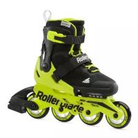 Детские ролики Rollerblade Microblade - 2021 Black/Neon Yellow р. 33-36.5