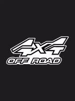 Наклейка на авто Off road 4х4 20x8 см