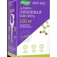 Биологически активная добавка Эвалар Альфа-липоевая кислота капсулы 100 мг №30