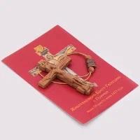 Крест Годеновский малый на подвеске бук вощеный ручная доработка #168086