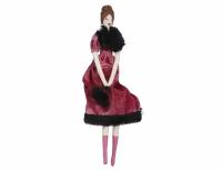 Интерьерная кукла "Мадемуазель с сумочкой", полиэстер, 26х3х47 см, Edelman