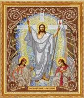 Алмазная мозаика "Икона "Воскресение Христово", 25x30 см