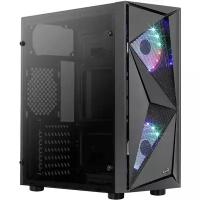 Корпус ATX Miditower AeroCool Glider Cosmo-G-BK-v1 Black