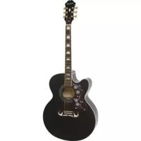 Электро- акустическая гитара EPIPHONE EJ-200CE черная