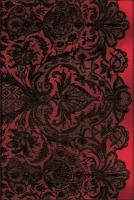 Paperblanks Записная книжка Lace Allure, Rouge Boudoir Midi, 130*180 мм