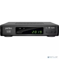 Perfeo Цифровые ТВ приставки Perfeo Perfeo DVB-T2/C приставка "LEADER" для цифр.TV, Wi-Fi, IPTV, HDMI, 2 USB, DolbyDigital, пульт ДУ PF_A4412