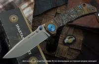 Кастомный складной нож Spartan Blades Spartan Harsey Folder Dragon