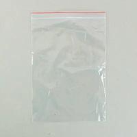 Пакет zip lock 18 х 25 см, 35 мкм (с красной полосой)