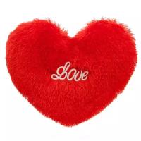 Подушка декоративная Сердце красное LOVE