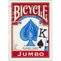 Игральные карты Bicycle JUMBO Index Red