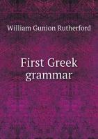 First Greek grammar