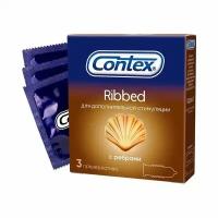 Презервативы Contex (Контекс) Ribbed 3 шт