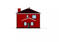 Проект жилого дома STROY-RZN 22-0052 (169,56 м2, 10,78*9,87 м, керамический блок 440 мм, облицовочный кирпич)