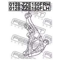 Кулак поворотный правый, 0128ZZE150FRH FEBEST 0128-ZZE150FRH