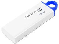 Накопитель USB 3.0 16GB Kingston DataTraveler G4 DTIG4/16GB белый